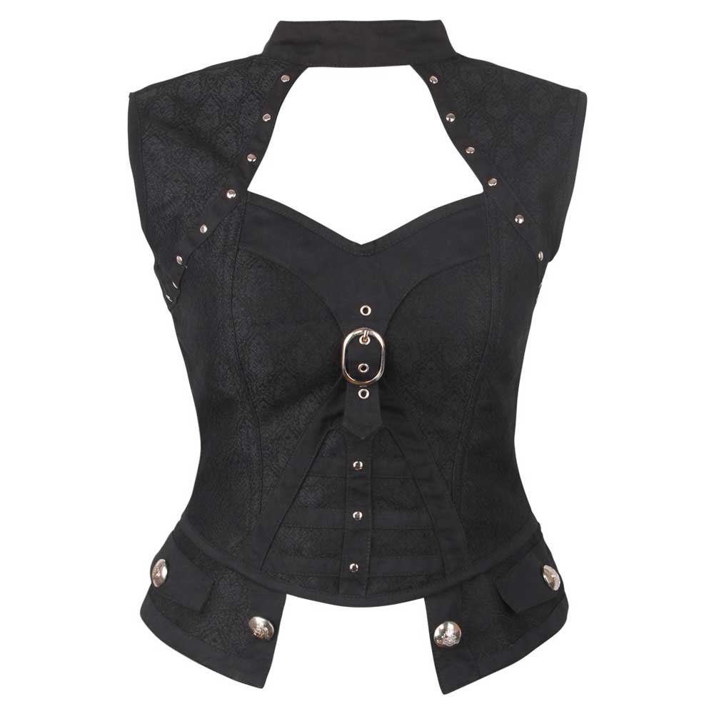 Attitude Corsets - Corset top Top - Noir